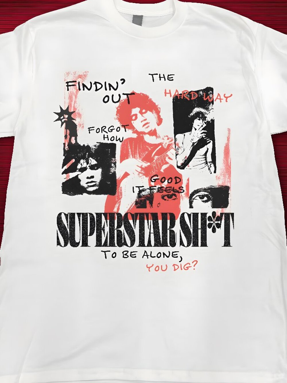 “Superstar Sh*t”-INSPIRED TEE White printed t-shirt